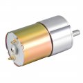 Uxcell 24v Dc 285 Rpm Gear Motor Electric Reduction Gearbox Eccentric Output Shaft