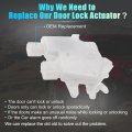 Uxcell Front Right Side Door Latch Lock Actuator Motor With Cable For Nissan Frontier 2005-2018 No 80500ea000