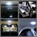 White Cob 48smd Led Panel Dome Lights 4 Pack With T10 Ba9s And Festoon Adapters 12v Interior Car Map Reading Trunk 8000k 