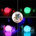 Mr Go Rgb Color-changing Led Globe Light Orb 6 With Remote Mood Lamp Kids Night 16 Dimmable Colors 4 Modes Battery Ac Adapter 