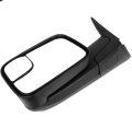 Towing Mirror Left Driver Side For Dodge Ram 1500 2500 3500 1994 To 2002 Manual Adjusted Black Housing No Heat Turn Signal 