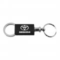 Au-tomotive Gold Anodized Aluminum Valet Keychain For Toyota Sequoia Black