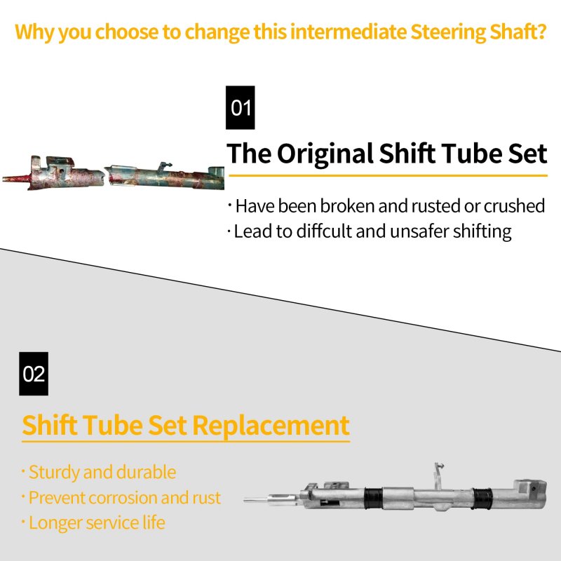 905-100 Automatic Transmission Steering Column Shift Tube And Plunger For Ford Crown Victoria Taurus F-250 F-350 Lincoln Town