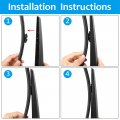 X Autohaux Rear Windshield Wiper Blade Arm Set For Volvo Xc60 10-11