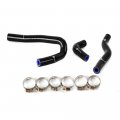 G-plus Silicone Radiator Coolant Tube Kit Clamps Replacement For Kawasaki Kx65 Kx 65 2000-2009 Black