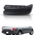 Black Rear Bumper End Passenger Side Replacement For F150 2021-2023 Without Auto Park Sensors Hole Assist 