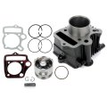 Cylinder Piston Assembly Gasket For 1970-1983 Honda C70 Adp05102da302s 