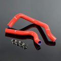 Silicone Radiator Coolant Pipe Hose Kit For Honda Civic 92-95 Sir Sir-ii Del Sol 93-97 Eg6 B16a Red
