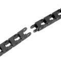 Uxcell Drag Chain Cable Carrier Closed Type With End Connectors R15 7x7mm 1 Meter Plastic For Electrical Cnc Router Machine