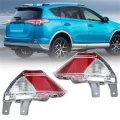 2-pack Rear Bumper Reflector Stop Tail Light Break Replacement For 2016-2018 Rav4 814800r040 To2883107 814900r040