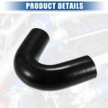 X Autohaux 38mm 1 50 Id 135 Degree Elbow Silicone Reducer Hose Pipe Bend Turbo Water Intercooler Black