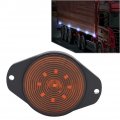 Newsmarts Automotive Combo Turn Signal Side Marker Light Assemblies Round Winding Lamp For Car Bus Truck Trailer Lorry Tractor