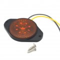 Newsmarts Automotive Combo Turn Signal Side Marker Light Assemblies Round Winding Lamp For Car Bus Truck Trailer Lorry Tractor