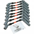 New Dragon Fire Performance Power Pack Spark Plugs Orange Low Ohm Plug Wires Compatible With 2003-2008 Saab Buick Isuzu