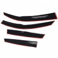 Labwork Window Visor Deflector Rain Guards Replacement For Mazda 3 S Hatchback 2004-2009
