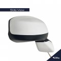 Spieg Ho1321261 Passenger Side Mirror Replacement For Honda Civic 2012-2013 Power Adjusted Non-heated Manual Fold Paintable
