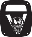 Jeeptails Venom Ii Tail Lamp Light Covers For Jeep Cj Or Yj And Tj Wranglers Black Set Of 2 