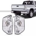 G-plus Tail Lights Compatible With Toyota Tundra 2014 2015 2016 2017 2018 2019 2020 2021 Clear Lens Chrome Housing Lamps Driver