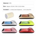 Kelendle 328ft Adhesive Disposable Shoe Film Boot Cover Membrane For Automatic Dispenser Machine Transparent