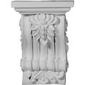 Ekena Millwork Cor04x05x03le 4 1 8-inch W X 3-inch D 5 3 4-inch H Leandros Fluted Leaf Corbel 