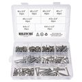 Hilitchi 285-piece Stainless Steel Phillips Flat Head Self Tapping Screw Assortment Kit