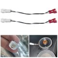 2 Pcs Front Dash Tweeter Speaker Wiring Harness Adapter Connector Copper Audio Cable Plug Replacement For Dodge Jeep Chrysler