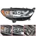Wflnhb Right Headlight Replacement For 2013-2016 Ford Fusion Halogen Models Projector Headlamps Passenge Side