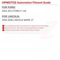 Vipmotoz Full Led Chrome Housing Mirror Side Marker Turn Signal Light Blinker Lamp Lens Assembly Replacement Pair For 2004-2014