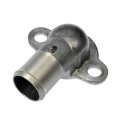 Engine Coolant Thermostat Housing For Mercury Cougar 1996 1997 Aluminum Silver 90 Degrees Neck Angle 2 25 In Outside Diameter 