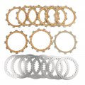 Topteng Clutch Plate Kit Disc Plates Steel Friction Fits For Yamaha Fzs1000 Fz1 Fazer 2001-2005 5lv-16321-0