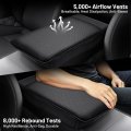 Center Console Armrest Cover For 2020 2025 Tesla Model Y Perforated Pu Leather Cushion Pad Breathable Soft Support Anti Scratch