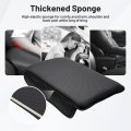 Center Console Armrest Cover For 2020 2025 Tesla Model Y Perforated Pu Leather Cushion Pad Breathable Soft Support Anti Scratch