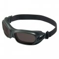 Kleenguard Wildcat Safety Goggles 20526 Heat Resistant Smoke Anti-fog Lens Flexible Wraparound Black Frame 12 Pairs Case 
