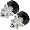 Aintier New Spindle Assembly Pack 2 W Pulley Fits For 918-05137 618-05137 285-157