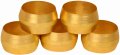 Sellerocity 5 Pack Of Air Compressor Pneumatic Compression Nut Tube Sleeve Ferrules 3 8 Inch Id 