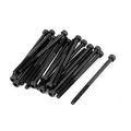 Uxcell M3x50mm 12 9 Alloy Steel Screw Cap Point Hex Socket Screws Bolts 20pcs