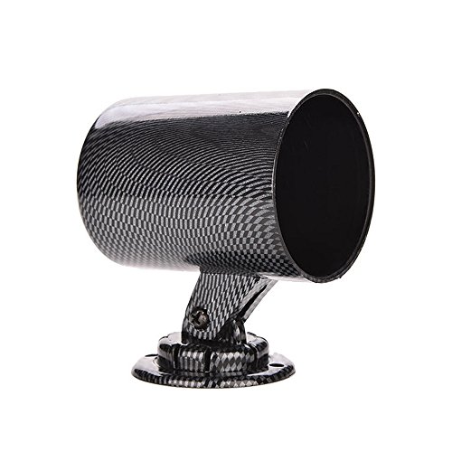 Universal 2 In 52mm Single Hole Dash Dashboard Car Gauge Pod Mount Holder Carbon Fiber Material For Auto Truck Boat And