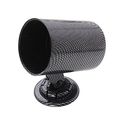 Universal 2 In 52mm Single Hole Dash Dashboard Car Gauge Pod Mount Holder Carbon Fiber Material For Auto Truck Boat And