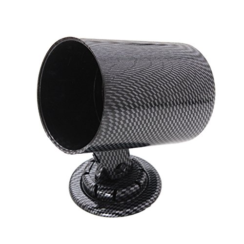 Universal 2 In 52mm Single Hole Dash Dashboard Car Gauge Pod Mount Holder Carbon Fiber Material For Auto Truck Boat And