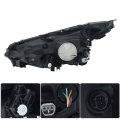 1pc Passenger Side Replacement For Lexus Nx200t Nx300h 2015-2017 W O Sport Pkg Black Housing Headlamp 81140-78030 Headlights