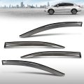 Window Visor Rain Guards For Honda Civic Sedan 2012-2015 4 Pcs Smoky 