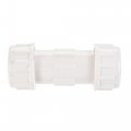 Uxcell Pvc Compression Plumbing Coupling Straight Pipe Fitting Extension 32mm White