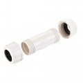 Uxcell Pvc Compression Plumbing Coupling Straight Pipe Fitting Extension 32mm White