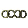 Vicue Set Of 4 Trailer Hub Grease Seals For Truryde Gs-2250dl
