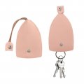 Augeny 2 Pcs Car Key Case Cute Creative Pull-out Sleevechain Bag Pu Leather Large-capacity Protective Holder Universal Vehicle 