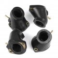 Lirun Carburetor Carb Intake Boot Joint 4pcs Interface Adapter Manifold For Yamaha Xvz1300 Royal Star Venture 1999 2000 2001