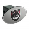 Western Oregon University Secondary Logo Oval Tow Hitch Cover Trailer Plug Insert 2