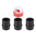 3 Pcs 4 Pvc Female Adapter Pipe Fitting Fit For Sch80 Slip Coupling To Threaded Connector With Sealing Tape Socket X Npt Dark 
