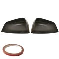 Kyyet Compatible With 2011-2020 Jeep Grand Cherokee Dodge Durango Carbon Fiber Pattern Side Door Wind Mirror Covers Cap Trim