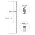 Uxcell 6542 High Speed Steel Straight Shank Twist Extra Long Drill Bit Uncoated 5 5mm Diameter 300mm Length